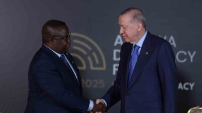 Recep Tayyip Erdoğan, Sierra Leone Cumhurbaşkanı Julius Maada Bio'yla Türkiye'de
