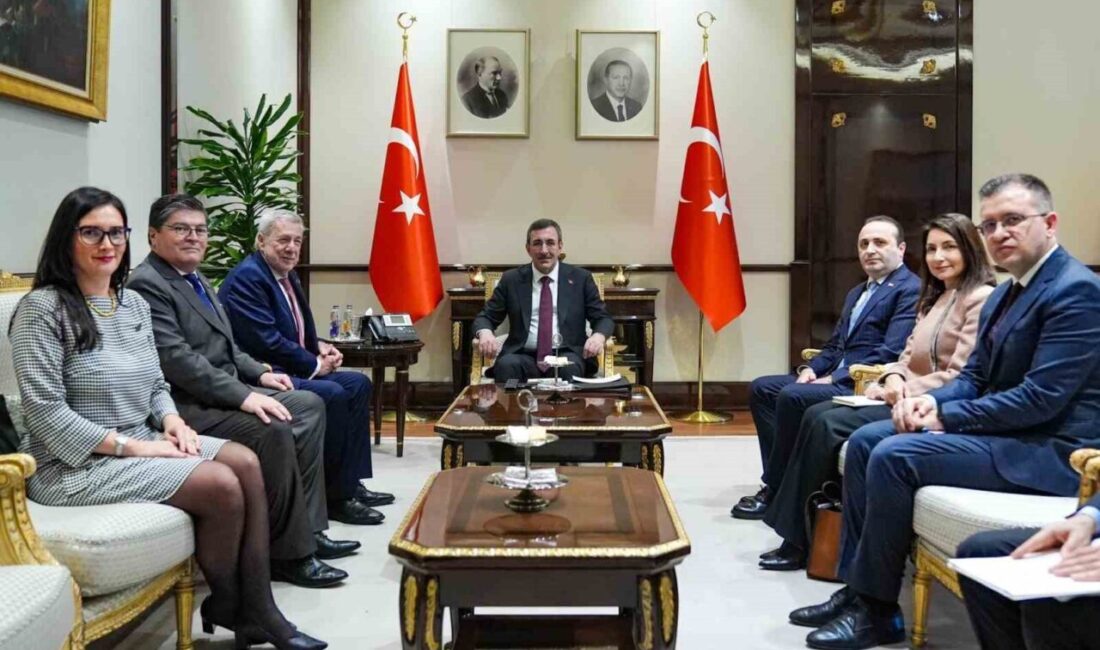 Cumhurbaşkanı Yardımcısı Cevdet Yılmaz, Şili Dışişleri Bakanı Alberto van Klaveren