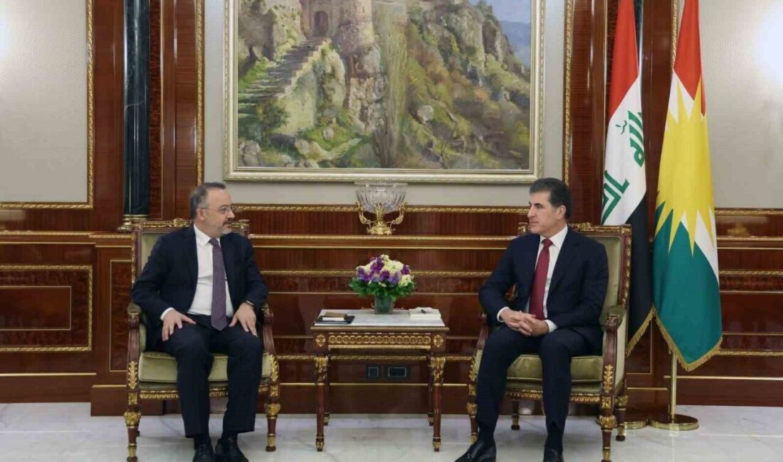 Dışişleri Bakan Yardımcısı Nuh Yılmaz, Irak Kürt Bölgesel Yönetimi Başkanı