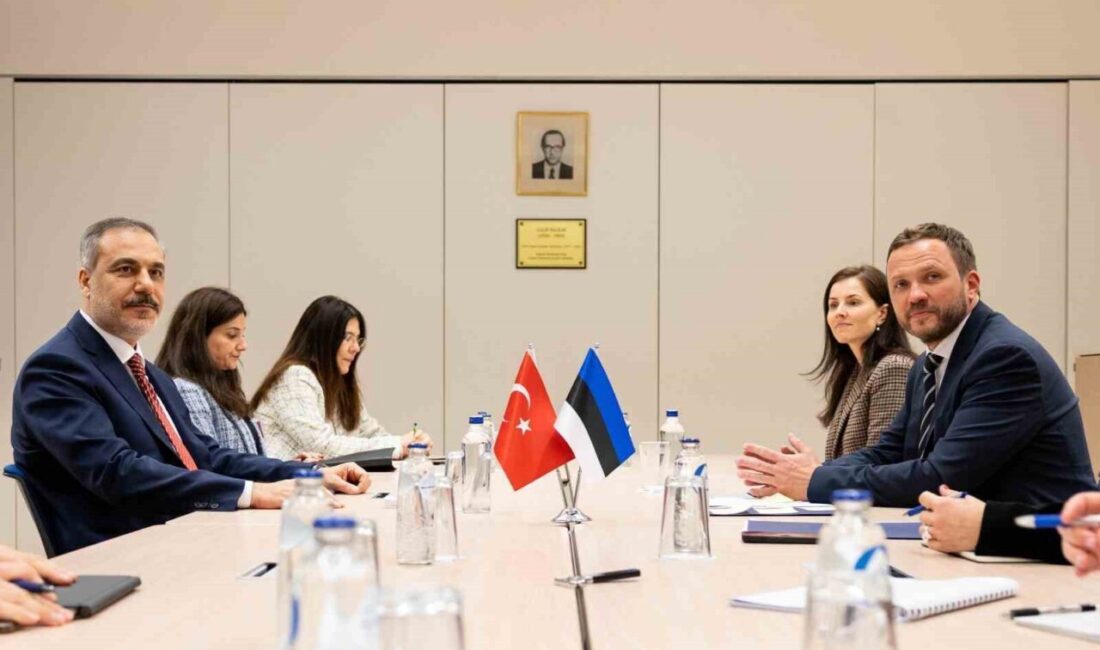 Dışişleri Bakanı Hakan Fidan, Estonya Dışişleri Bakanı Margus Tsahkna ile
