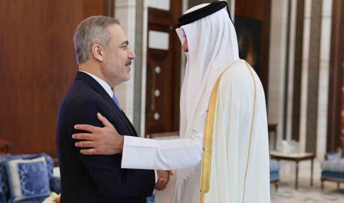 Dışişleri Bakanı Hakan Fidan, Katar Emiri Şeyh Temim bin Hamed