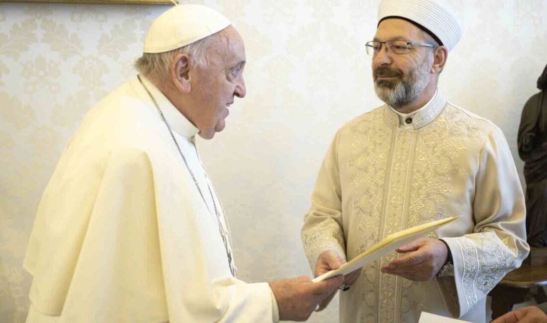 Diyanet İşleri Başkanı Prof. Dr. Ali Erbaş, Papa Franciscus'un vefatıyla