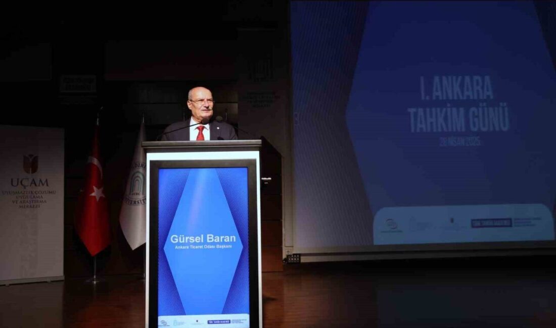 Ankara Yıldırım Beyazıt Üniversitesi'nde ATO'nun desteğiyle düzenlenen "I. Ankara Tahkim
