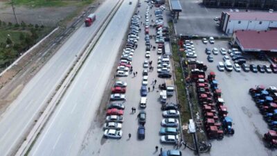 Sorgun'daki ikinci el oto pazarında bayram sonrası beklenen canlılık yaşanmadı.