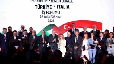 İtalya Başbakanı Giorgia Meloni, İtalya-Türkiye İş Forumu'nda Türk ve İtalyan
