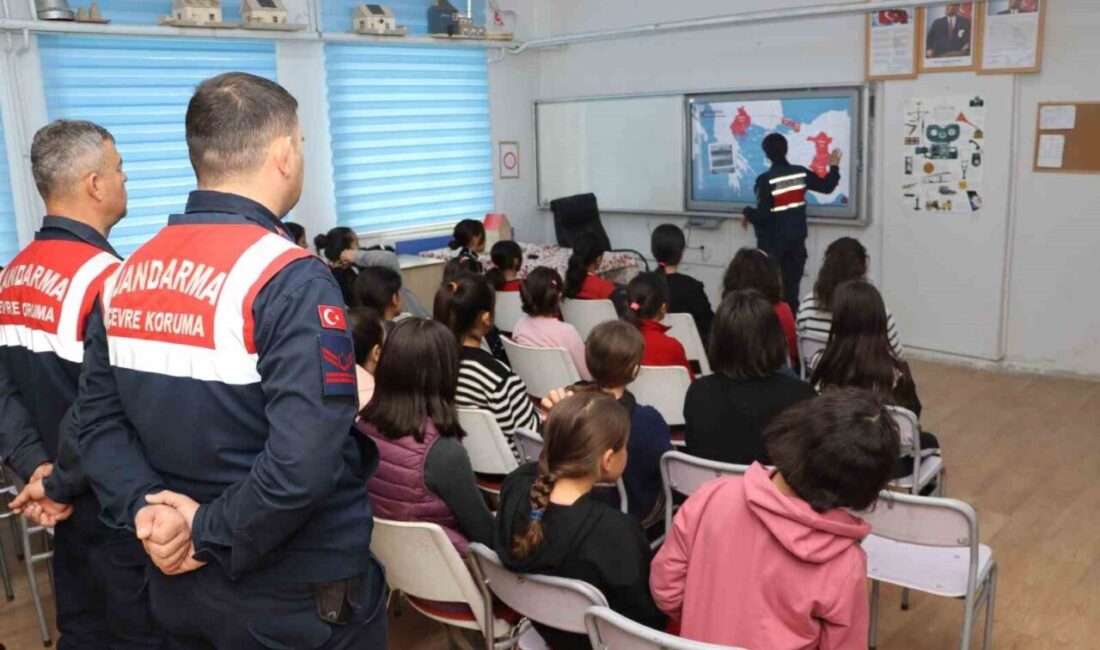 Jandarma öğrencilerle buluştu Kırşehir Mucur'da Jandarma Komutanlığı,