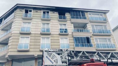 Ankara Keçiören'deki apartman yangınında 5 kişi dumandan etkilendi. İtfaiyenin müdahalesiyle