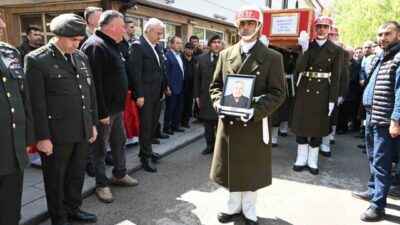 Kırıkkale'de vefat eden Kıbrıs Gazisi Ali Kaplan, dualar eşliğinde son