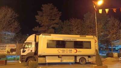Beypazarı'nda Türk Kızılay kan bağış aracı, 21-24 Nisan tarihleri arasında,