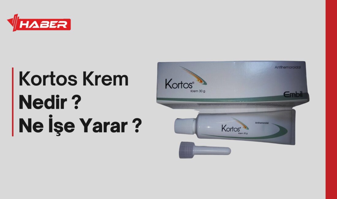 Anal bölgede oluşan rahatsızlıkların giderilmesi amacıyla geliştirilen Kortos Krem, her