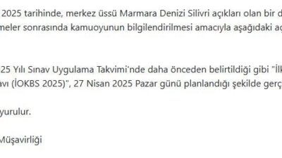 MEB, 27 Nisan'da yapılacak İOKBS 2025 sınavının ertelenmeyeceğini duyurdu. Açıklama,