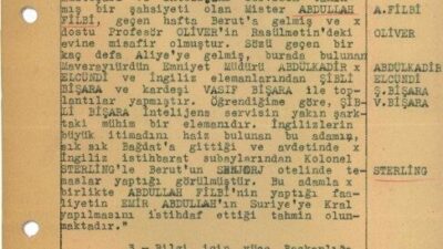 MİT, eski bir raporda İngiliz istihbaratçı John Philby'nin Ürdün'deki faaliyetlerini