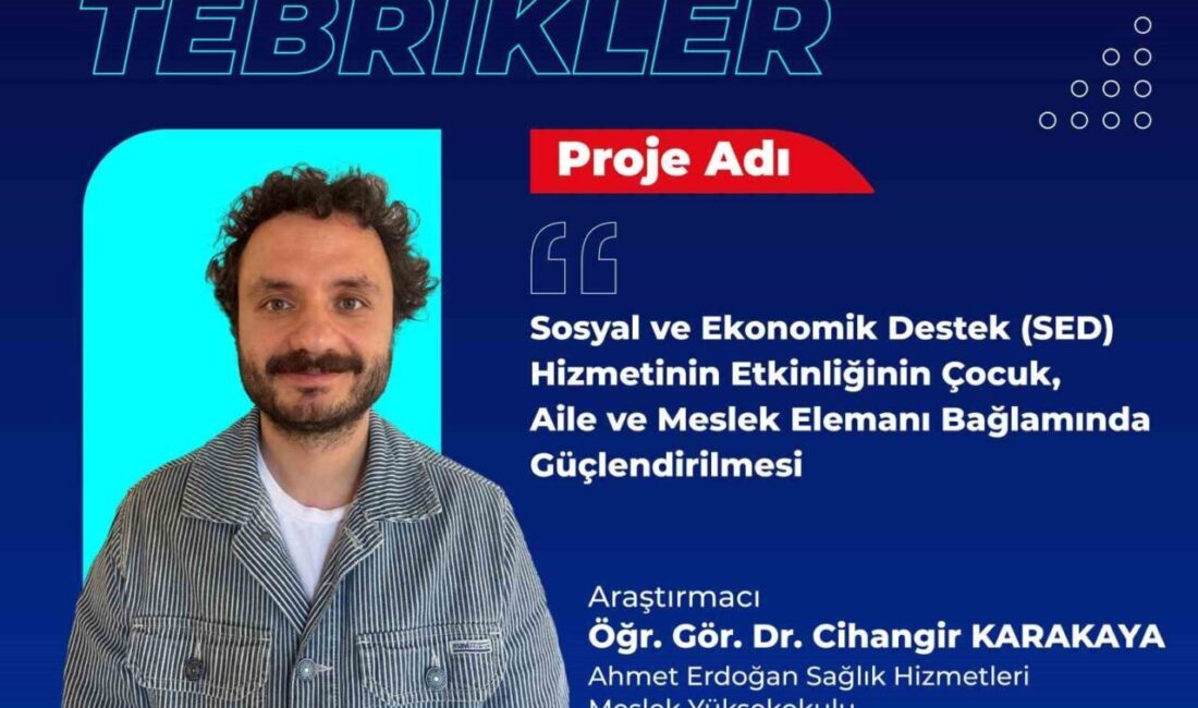 Zonguldak Bülent Ecevit Üniversitesi'nden Dr. Cihangir Karakaya'nın TÜBİTAK tarafından desteklenen