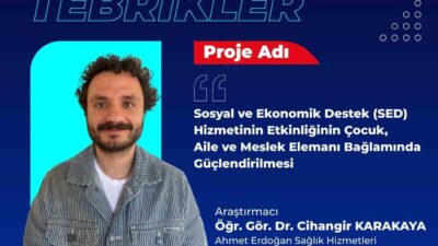 Zonguldak Bülent Ecevit Üniversitesi'nden Dr. Cihangir Karakaya'nın TÜBİTAK tarafından desteklenen