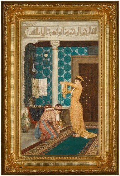 Osman Hamdi Bey'in kayıp olduğu düşünülen "Kahve Hazırlamak" adlı tablosu