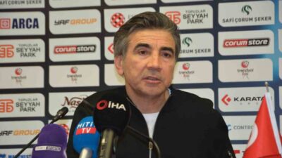 Esenler Erokspor Teknik Direktörü Osman Özköylü, Çorum FK ile oynanan
