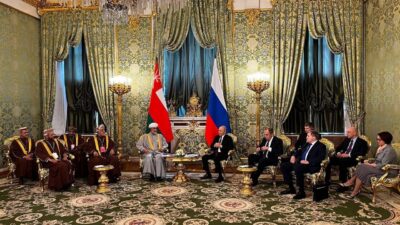 Rusya Devlet Başkanı Putin ve Umman Sultanı Heysem bin Tarık