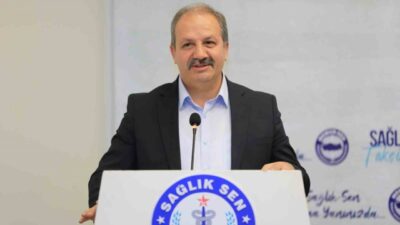 Sağlık-Sen Genel Başkanı Mahmut Faruk Doğan, 14 Nisan'da 6 bin