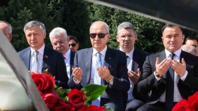TBMM Başkanı Numan Kurtulmuş, Kırgızistan'da Ata-Beyit Ulusal Tarih ve Anıt
