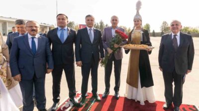 TBMM Başkanı Numan Kurtulmuş, resmi ziyaret için Kırgızistan'ın başkenti Bişkek'e
