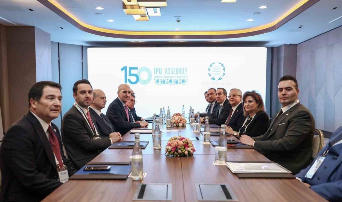 TBMM Başkanı Numan Kurtulmuş, Özbekistan’da Mısır Temsilciler Meclisi Başkanı ile