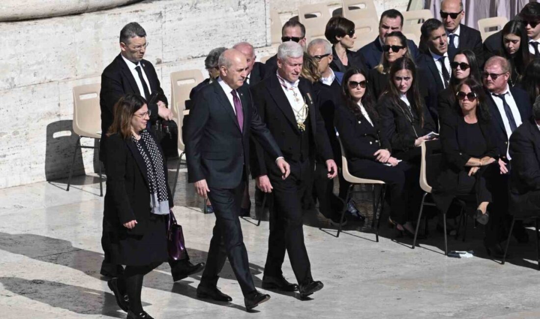 TBMM Başkanı Numan Kurtulmuş, Papa Franciscus'un cenaze törenine katılarak Türkiye'yi