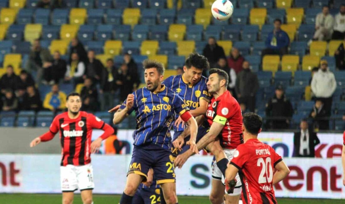 MKE Ankaragücü, evinde Gençlerbirliği'ne