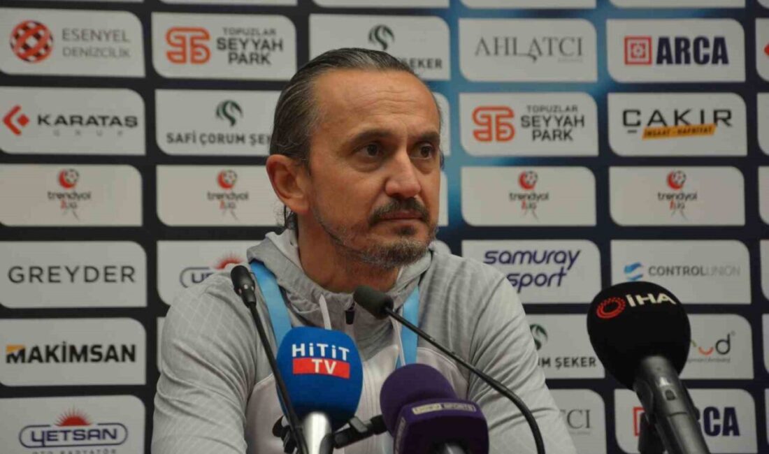 Tuncay Şanlı: “Bugün kazanmak yukarıya tutunma adına değerli ve önemliydi” Çorum FK Teknik Direktörü