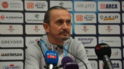 Çorum FK Teknik Direktörü Tuncay Şanlı, Manisa FK maçını kazandıkları