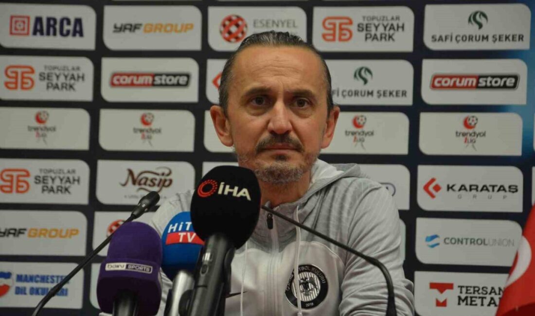 Tuncay Şanlı: “Kaybedebilirdik fakat çevirdik, 1 puan bizim için çok önemliydi” Çorum FK Teknik Direktörü