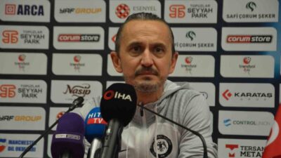 Çorum FK Teknik Direktörü Tuncay Şanlı, MKE Ankaragücü maçının ardından