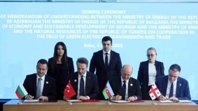 Türkiye, Azerbaycan, Gürcistan ve Bulgaristan arasında Yeşil Elektrik İletimi ve
