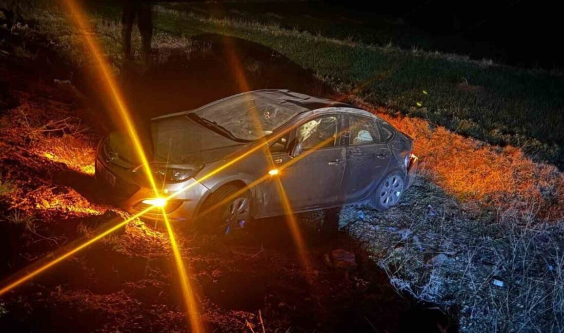 Virajı alamayan otomobil takla attı: 2 yaralı Kırıkkale'nin Keskin ilçesinde meydana