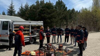 Yozgat İl AFAD Müdürlüğü, 2025 eğitim programı kapsamında üniversite öğrencilerine