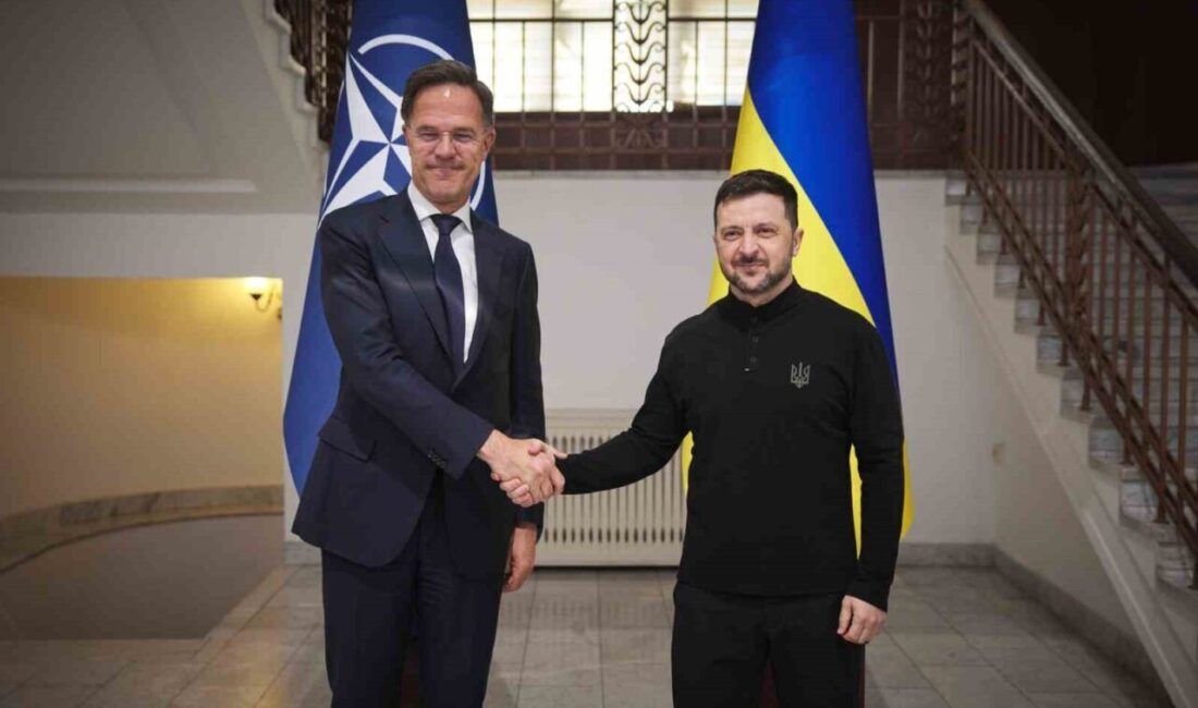 Ukrayna Devlet Başkanı Vladimir Zelenskiy, NATO Genel Sekreteri Mark Rutte