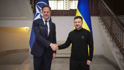 Ukrayna Devlet Başkanı Vladimir Zelenskiy, NATO Genel Sekreteri Mark Rutte