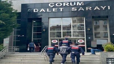 Çorum'da 12 yıl 6 ay hapis cezası bulunan N.K., Jandarma
