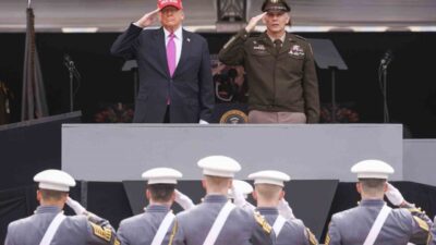 ABD Başkanı Donald Trump, West Point askeri akademisi mezuniyet töreninde