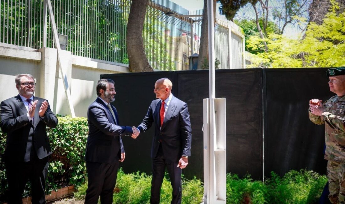 ABD Suriye Özel Temsilcisi Thomas Barrack, 2012'de kapatılan ABD Büyükelçiliği'nde