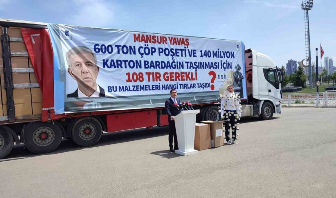AK Parti Ankara Milletvekili Osman Gökçek, Mansur Yavaş'ın karton bardak