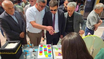 Aksaray Eskil'de düzenlenen "Eskil Bilim Şenliği", 35 okuldan öğrencilerin ilginç