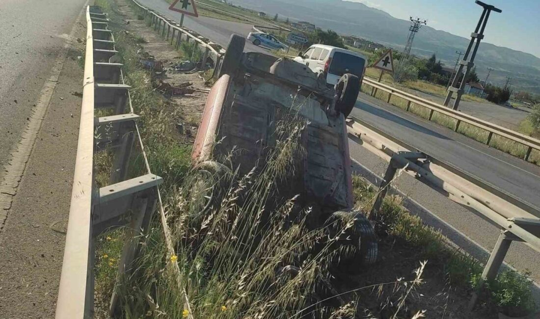 Alkollü sürücünün kullandığı otomobil takla attı: 4 yaralı Kırıkkale'de alkollü sürücünün kullandığı