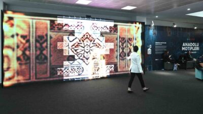 HOMETEX fuarında "Anadolu Motifleri" koleksiyonu sergilendi. Göbeklitepe'den ilham alan eserler,