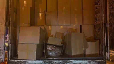 Ankara'da tır aramasında 9 milyon lira değerinde 11 ton 250