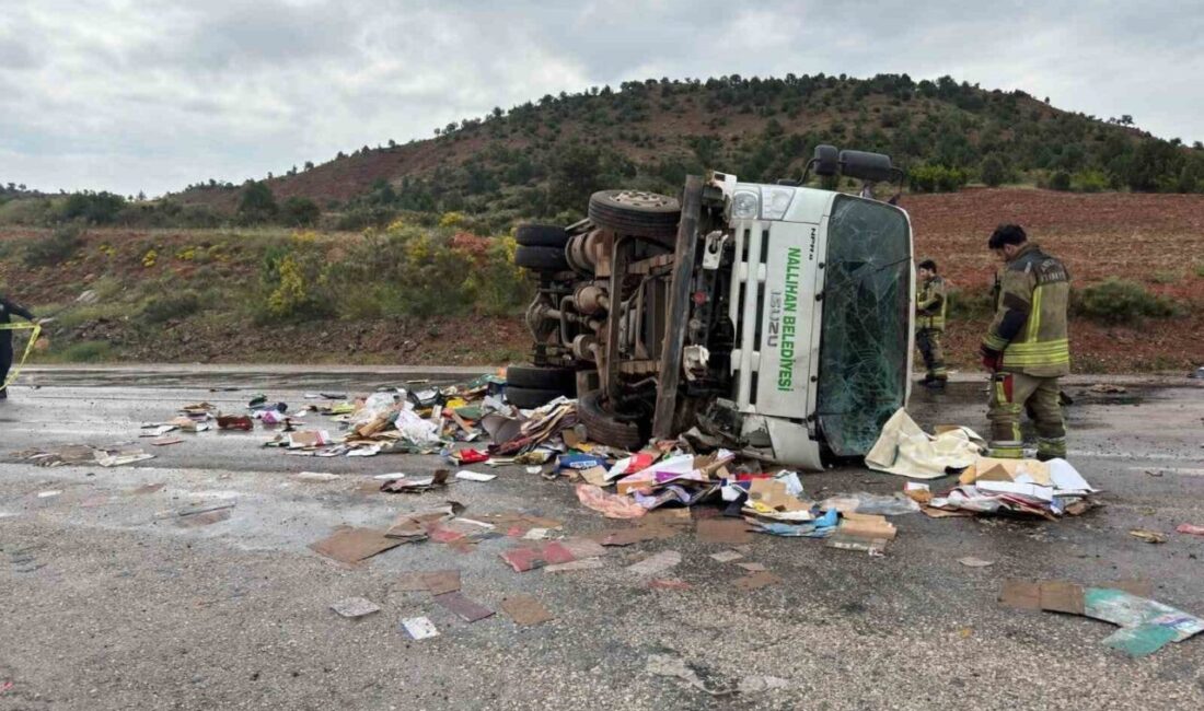 Ankara’da belediye kamyonu kontrolden çıktı: 1 ölü, 1 yaralı Ankara'da Nallıhan Belediyesi'ne ait