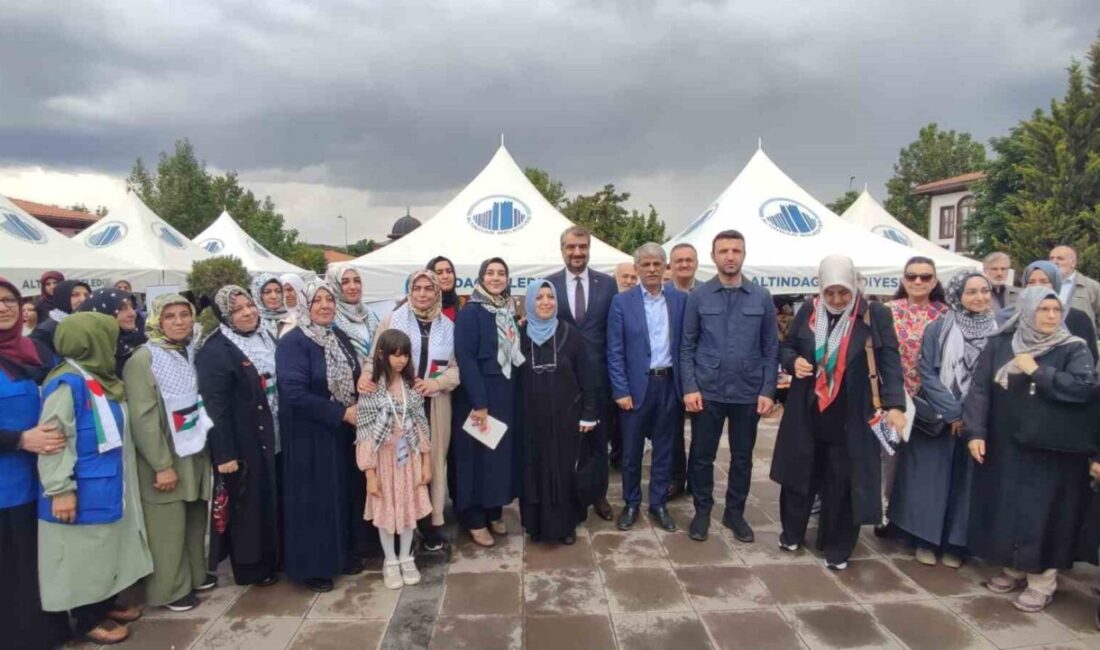 KABİP, Gazze'deki kadın ve çocuklar için yardım sergisi düzenledi. Başkan