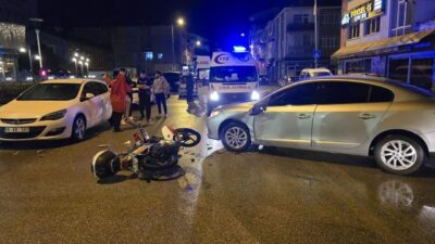 Ankara Polatlı'da motosikletle otomobilin çarpıştığı kazada, ismi belirtilmeyen bir kişi