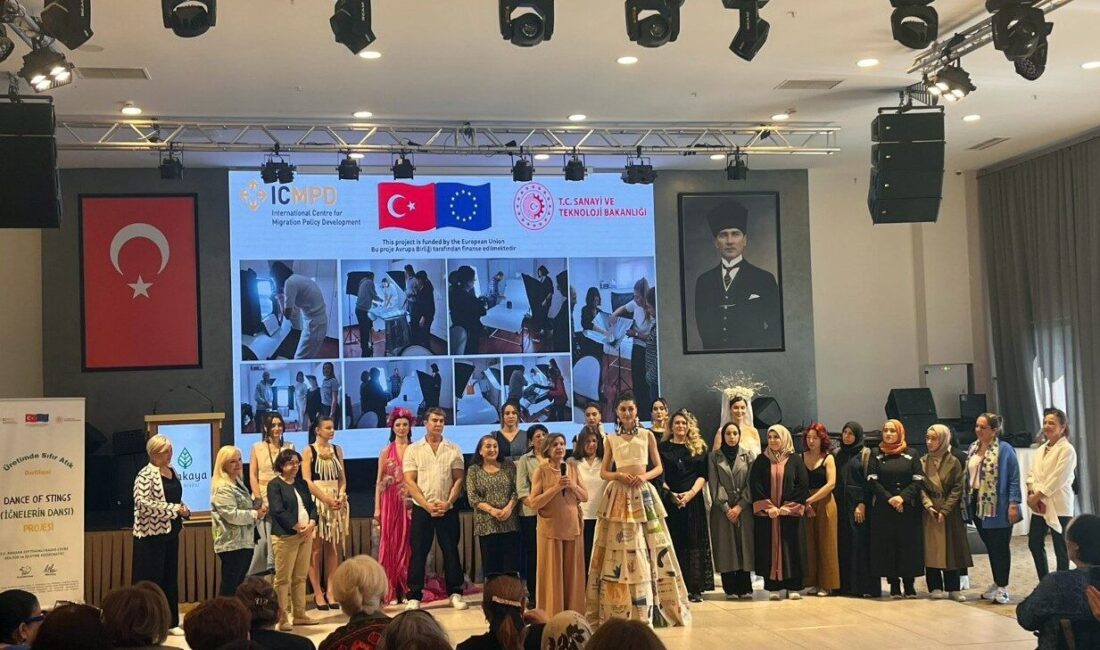 Ankara'da Zeytindalı ve Bika Kooperatifleri, ‘Üretimde Sıfır Atık’ defilesinde atıkları