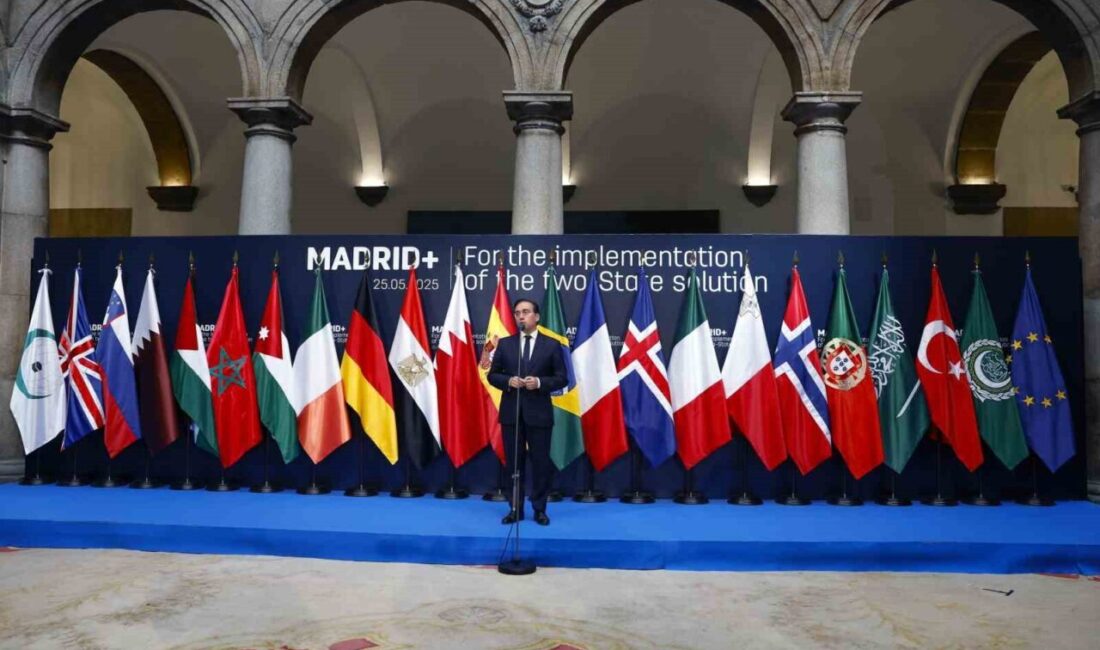 Madrid'de yapılan toplantıda İspanya'nın öncülüğünde oluşturulan "Madrid Grubu", İsrail'e baskı