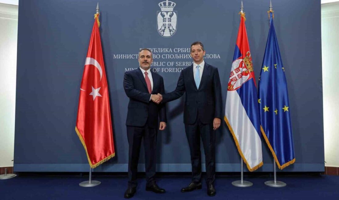 Dışişleri Bakanı Hakan Fidan, Belgrad'da Sırbistan Dışişleri Bakanı Marko Duriç